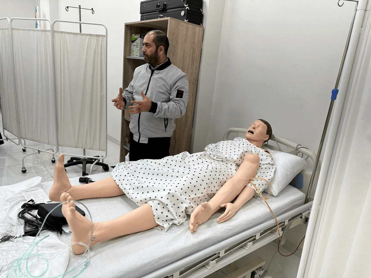 زيارة طلاب مدرسة صقر قريش الثانوية لكلية الشمال للتمريض